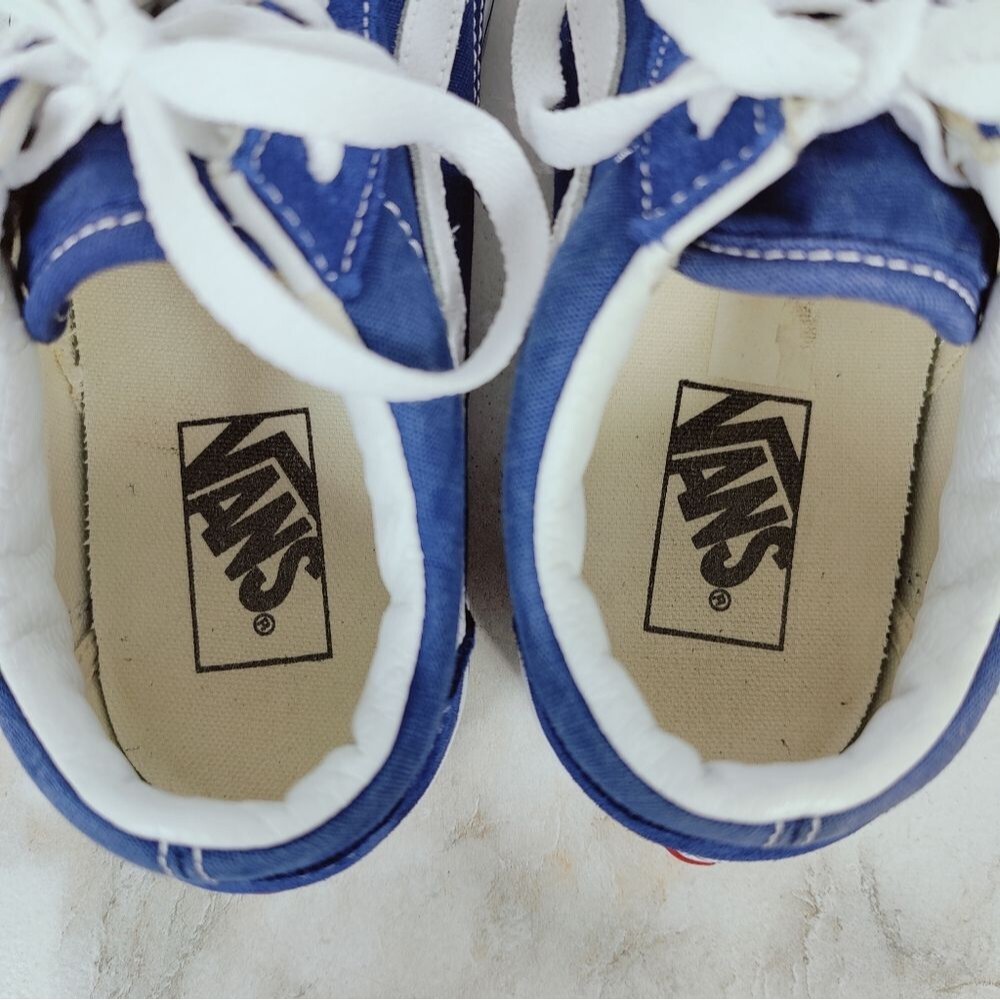 Vans Old Skool Blue Suede Low Skate Shoes Sneakers, 6(M) 7.5(W) - Picture 6 of 11